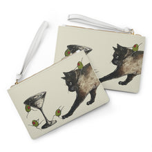Load image into Gallery viewer, A Game of Cat and Olive Clutch
