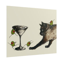 Load image into Gallery viewer, A Game of Cat and Olive Print

