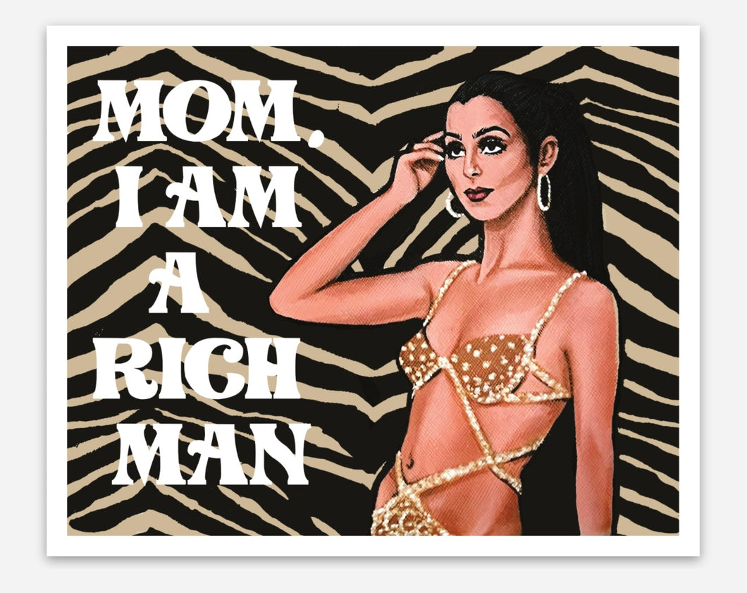 Rich Man Sticker