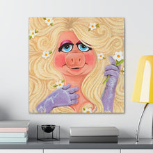 Load image into Gallery viewer, Miss Piggy Canvas
