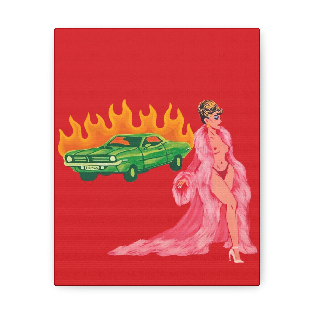 Burn Baby Burn Canvas